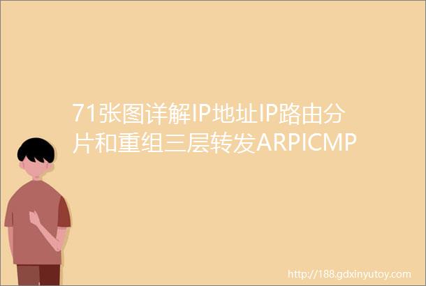 71张图详解IP地址IP路由分片和重组三层转发ARPICMP